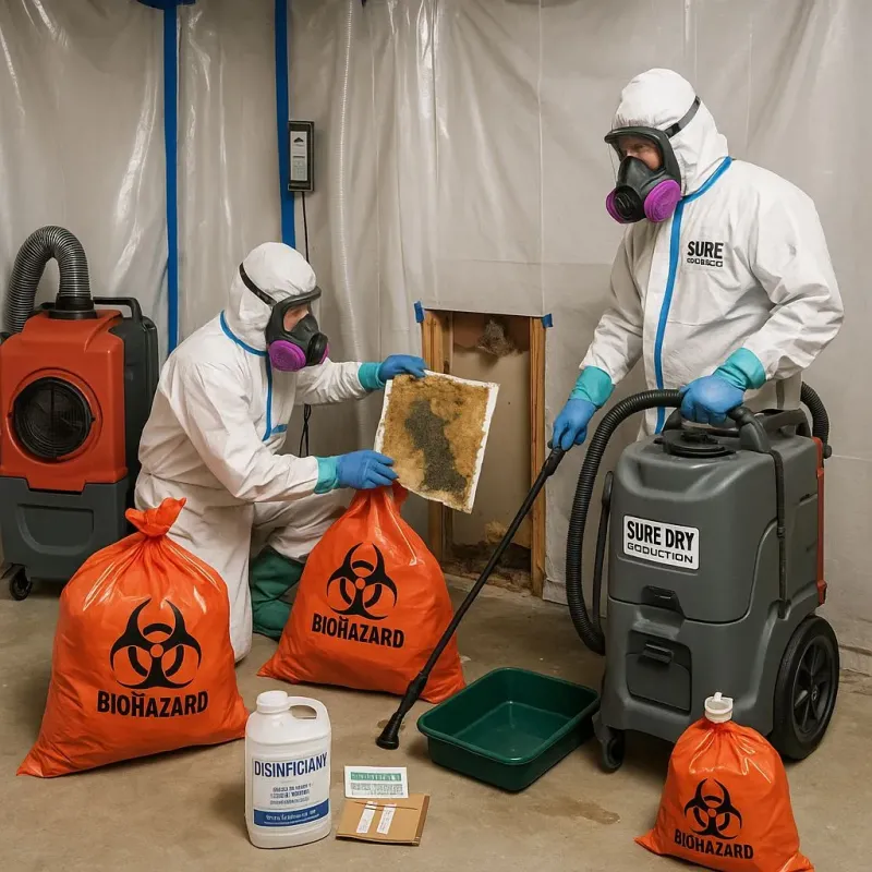Contaminated Water Handling Protocols process in Dellwood, MO